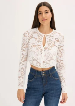 bonprix Blusen & Tuniken^Dirndlbluse weiß