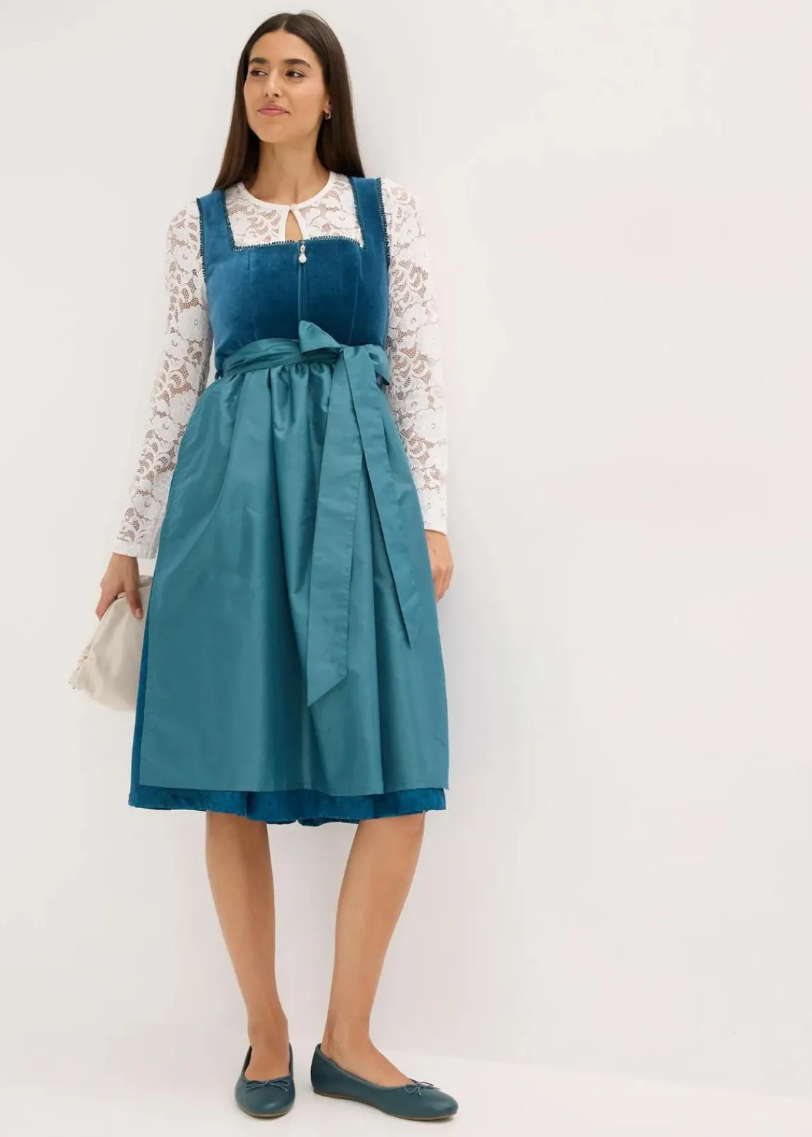 bonprix Blusen & Tuniken^Dirndlbluse weiß