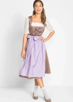 bonprix Bekleidung·Jacken & Mäntel|Blusen & Tuniken^Dirndlbluse mit Spitzenarm weiß