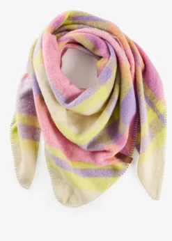 bonprix Schals & Tücher|Schuhe & Accessoires In Spezialgrößen·Tücher & Ponchos^Dreieckstuch limettengrün/creme