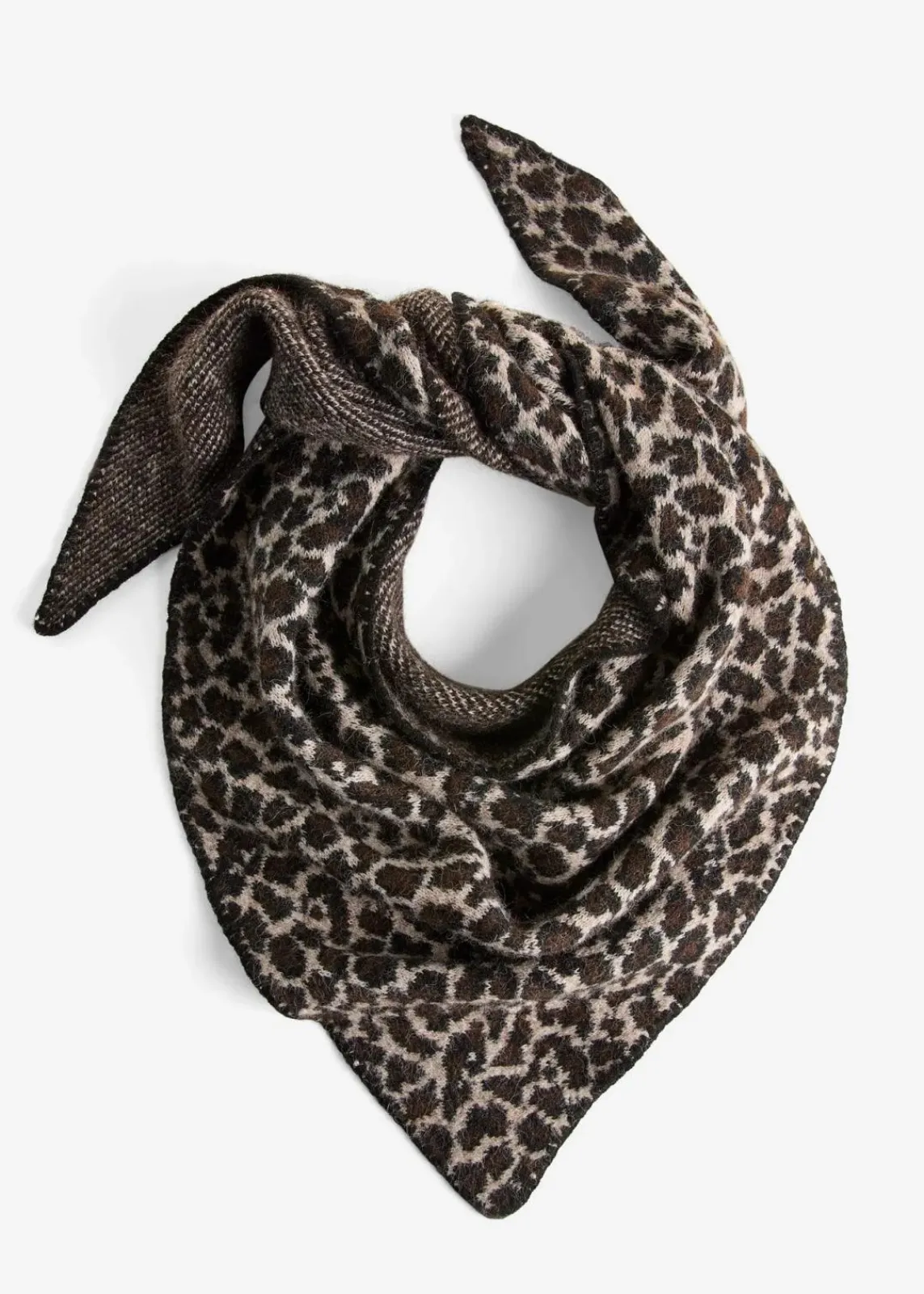 bonprix Schals & Tücher|Schuhe & Accessoires In Spezialgrößen·Tücher & Ponchos^Dreieckstuch beige/braun leo