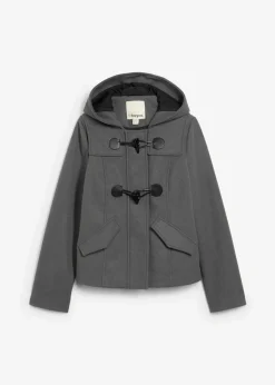 bonprix Bekleidung·Hosen|Jacken & Mäntel^Duffle-Jacke, Wollimitat anthrazit