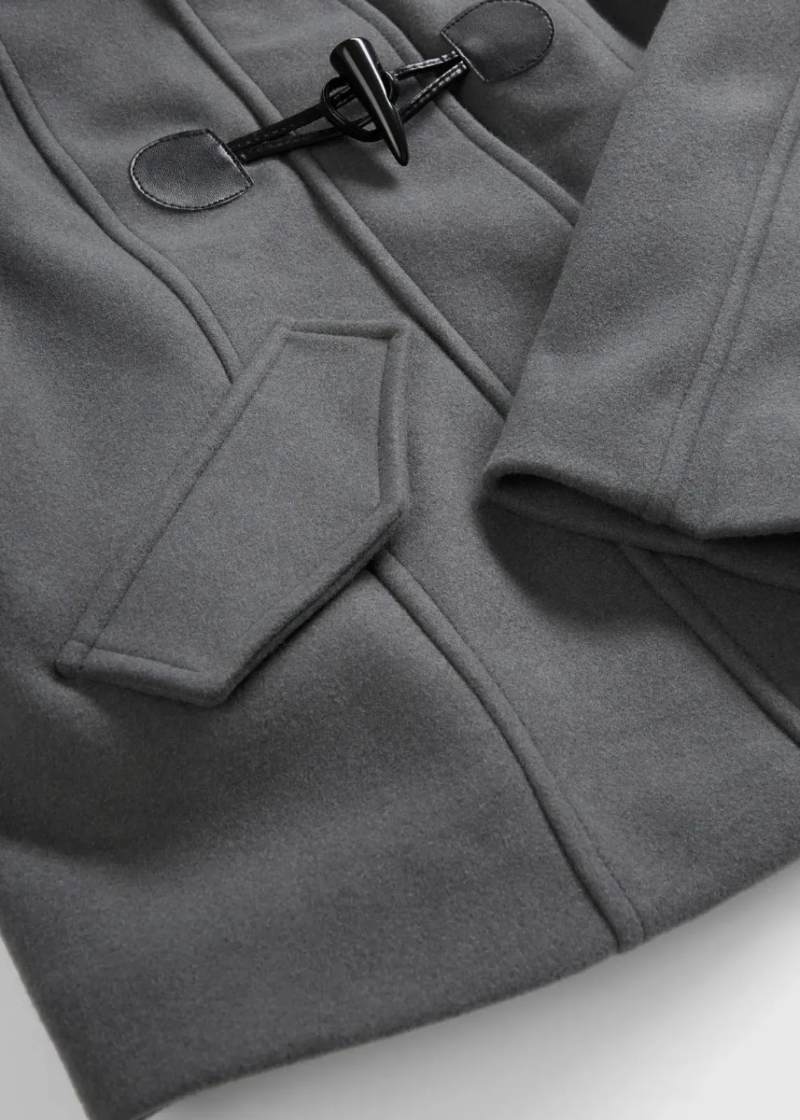 bonprix Bekleidung·Hosen|Jacken & Mäntel^Duffle-Jacke, Wollimitat anthrazit
