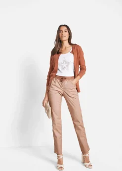 bonprix Pullover & Strickjacken|Basics^Enge Feinstrickjacke kastanienbraun
