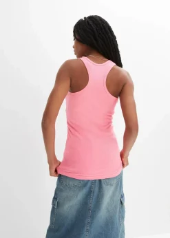 bonprix Nachhaltigere Materialien|Shirts & Tops^2er-Pack Ripp-Tanktop neonpink + schwarz