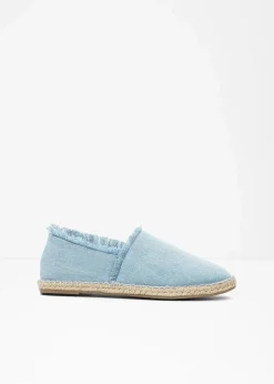 bonprix Slipper & Halbschuhe|Sommerschuhe^Espadrilles blau denim