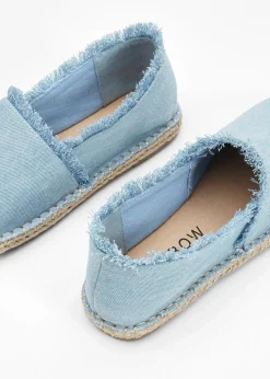 bonprix Slipper & Halbschuhe|Sommerschuhe^Espadrilles blau denim