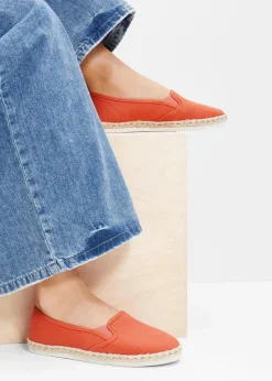 bonprix Schuhe & Accessoires In Spezialgrößen·Schuhe In Übergröße|Schuhe & Accessoires In Spezialgrößen·Elastischer Schaft^Espadrilles in Bast-Optik mango