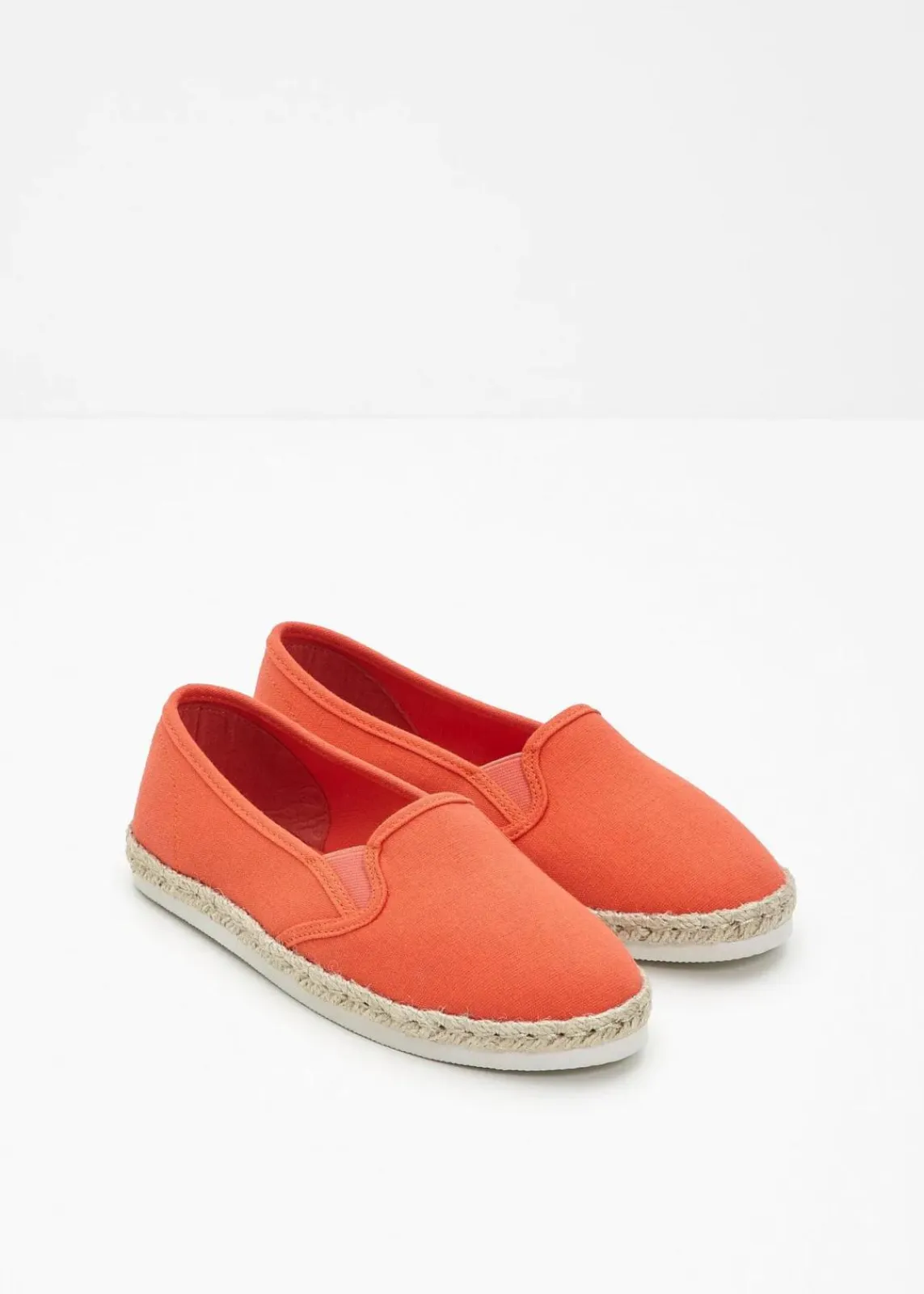 bonprix Schuhe & Accessoires In Spezialgrößen·Schuhe In Übergröße|Schuhe & Accessoires In Spezialgrößen·Elastischer Schaft^Espadrilles in Bast-Optik mango