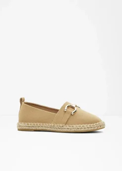 bonprix Sommerschuhe|Slipper & Halbschuhe^Espadrilles mit Schnalle new beige