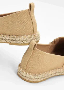 bonprix Sommerschuhe|Slipper & Halbschuhe^Espadrilles mit Schnalle new beige