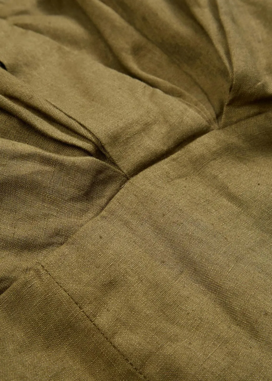 bonprix Bekleidung·Pullover & Strickjacken|Kleider^Etuikleid aus reinem Leinen dunkeloliv