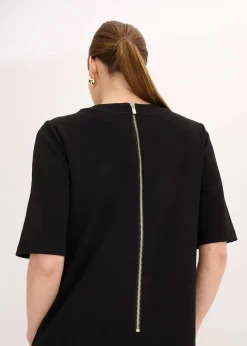 bonprix Kleider|Bekleidung·Pullover & Strickjacken^Etuikleid mit Elasthan schwarz