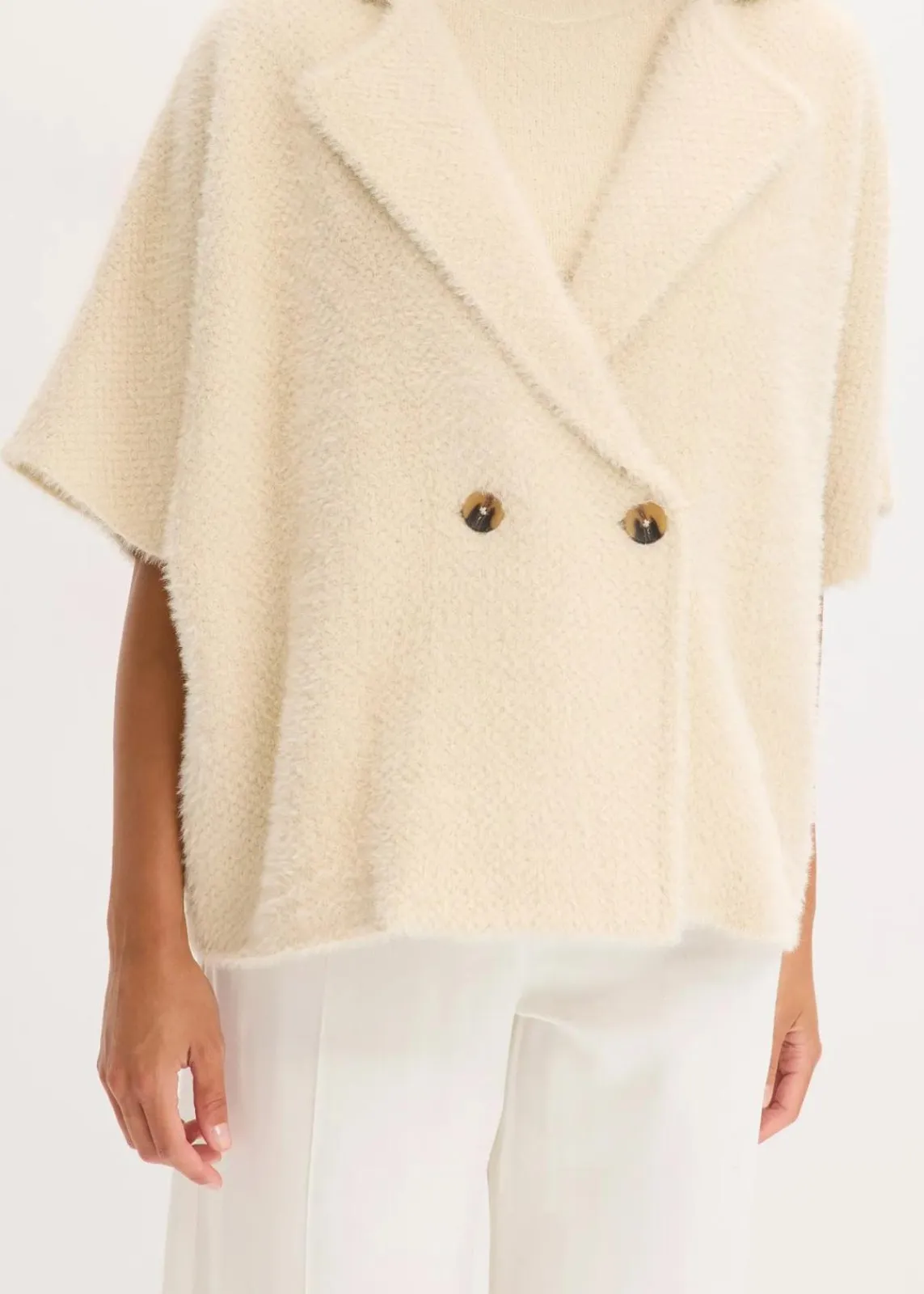 bonprix Bekleidung·Umstandsmode|Strickmode^Federgarn Strickjacke kieselbeige