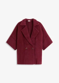 bonprix Bekleidung·Umstandsmode|Strickmode^Federgarn Strickjacke ahornrot