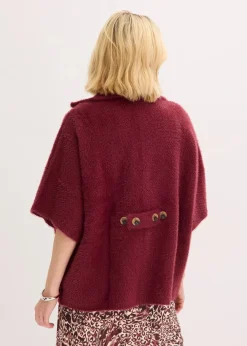 bonprix Bekleidung·Umstandsmode|Strickmode^Federgarn Strickjacke ahornrot