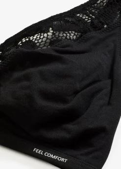 bonprix Wäsche·Basics|Wäsche·Bhs^Feel Comfort Bralette aus softem Modal schwarz