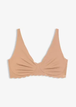 bonprix Seamless|Bhs^Feel Comfort Lasercut Bralette schokosorbet
