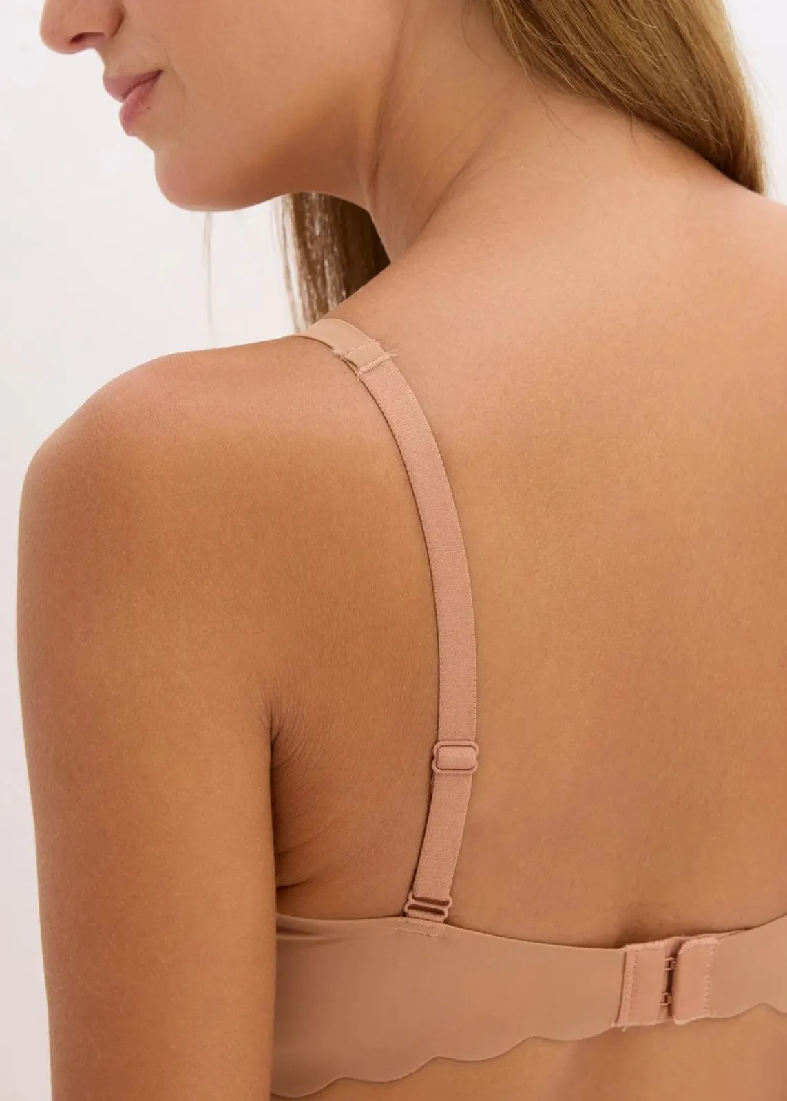 bonprix Seamless|Bhs^Feel Comfort Lasercut Bralette schokosorbet