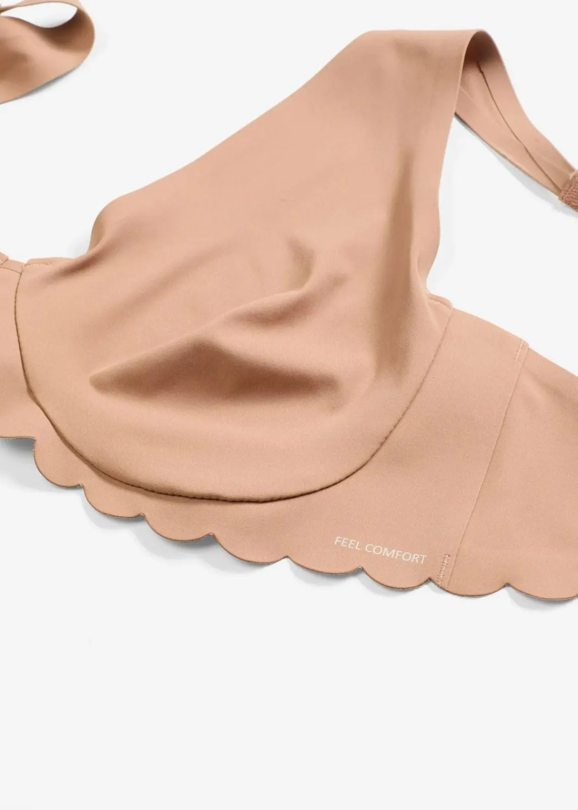 bonprix Seamless|Bhs^Feel Comfort Lasercut Bralette schokosorbet