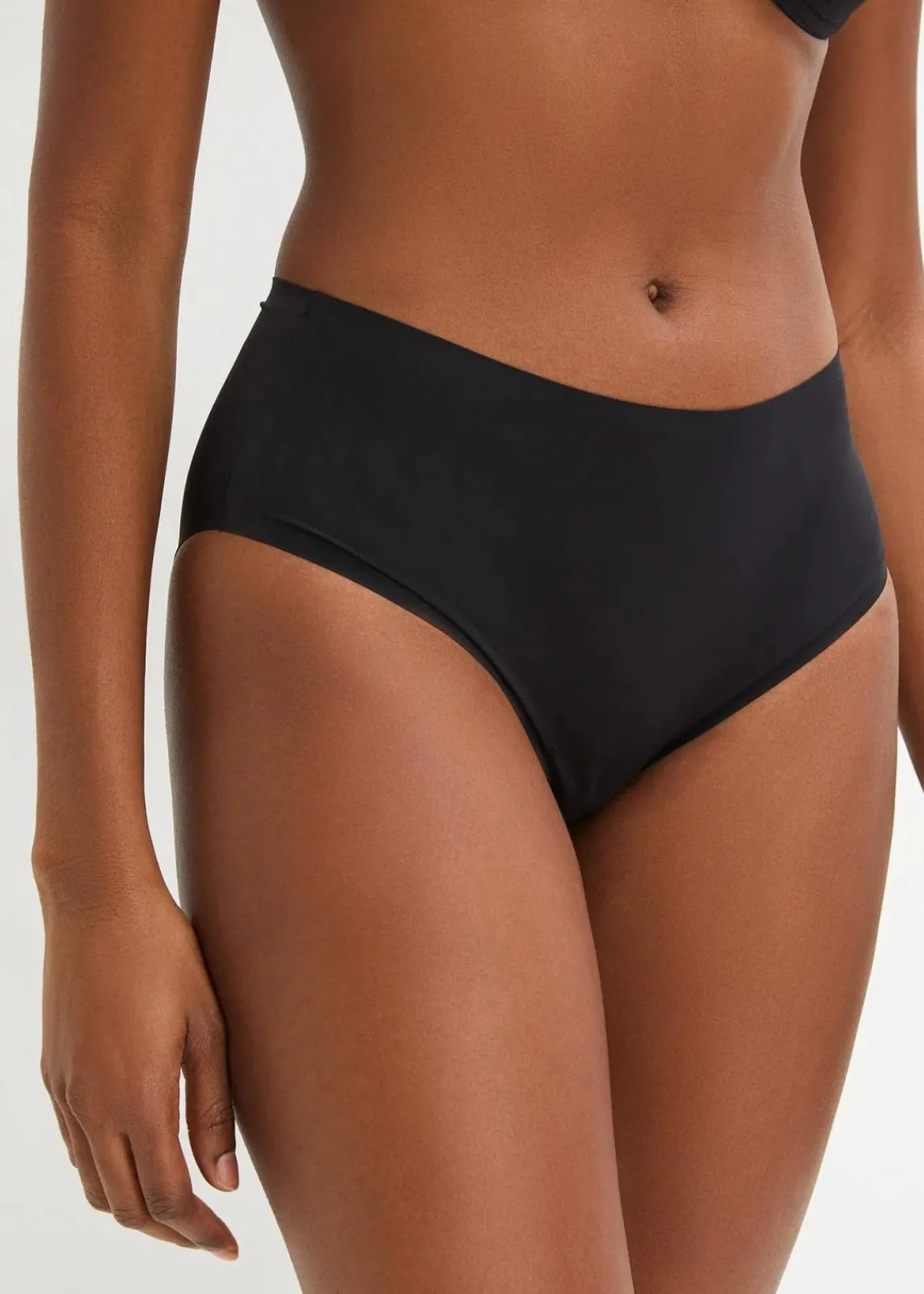 bonprix Wäsche·Höschen|Seamless^Feel Comfort Nahtlose Panty (3er Pack) 3x schwarz
