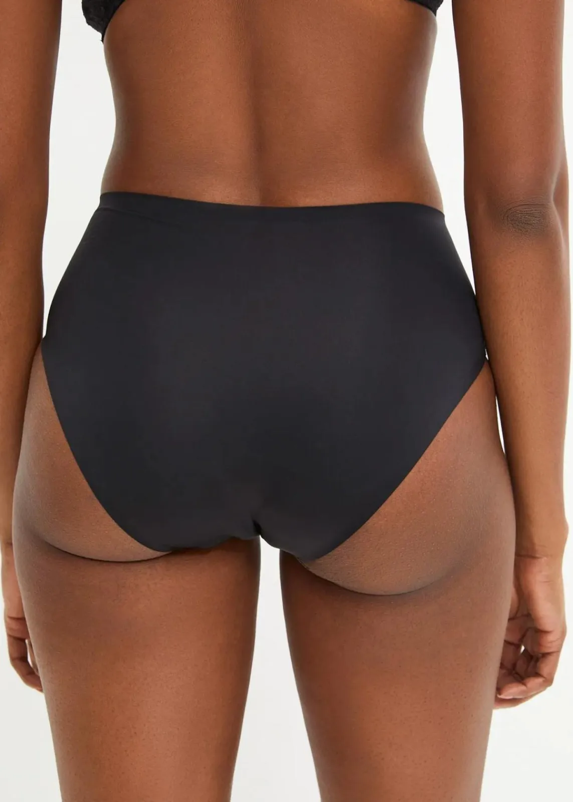 bonprix Wäsche·Höschen|Seamless^Feel Comfort Nahtlose Panty (3er Pack) 3x schwarz