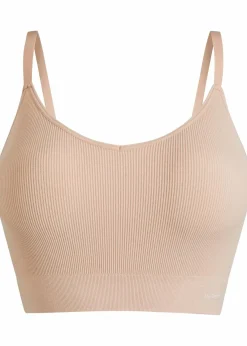 bonprix Nachhaltigere Materialien|Bhs^Feel Comfort Seamless Bustier gerippt mattbeige