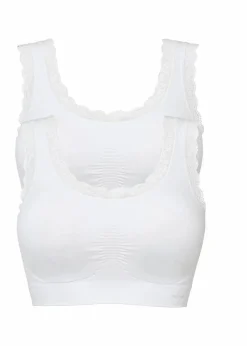 bonprix Bhs|Basics^Feel Comfort Seamless Bustier (2er Pack) 2x weiß