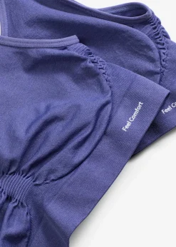 bonprix Wäsche·Basics|Wäsche·Bhs^Feel Comfort Seamless Bustier (2er Pack) 2x dunkelpazifik