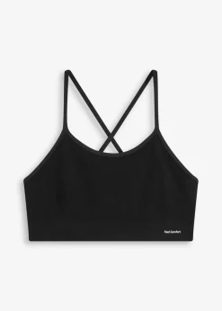 bonprix Wäsche·Basics|Wäsche·Bhs^Feel Comfort Seamless  Racerback Bustier schwarz
