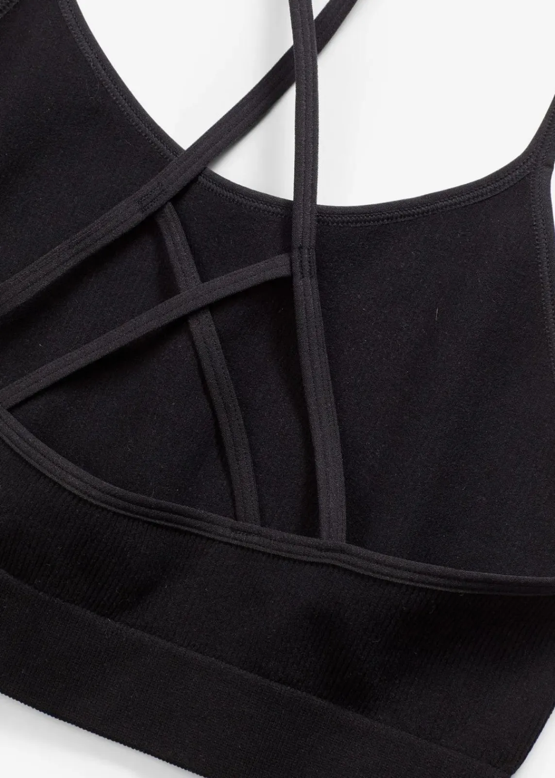 bonprix Wäsche·Basics|Wäsche·Bhs^Feel Comfort Seamless Racerback Bustier schwarz