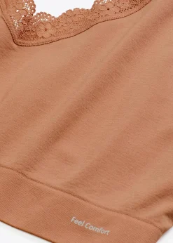 bonprix Seamless|Bhs^Feel Comfort Seamless Bralette schokosorbet