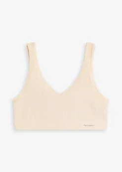 bonprix Wäsche·Basics|Wäsche·Bhs^Feel Comfort Seamless Bustier gerippt sandbeige meliert