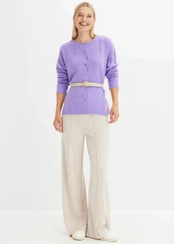 bonprix Strickmode|Pullover & Strickjacken^Feinstrickjacke softlila