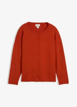 bonprix Bekleidung·Röcke|Bekleidung·Jeans^Feinstrickjacke lavaorange