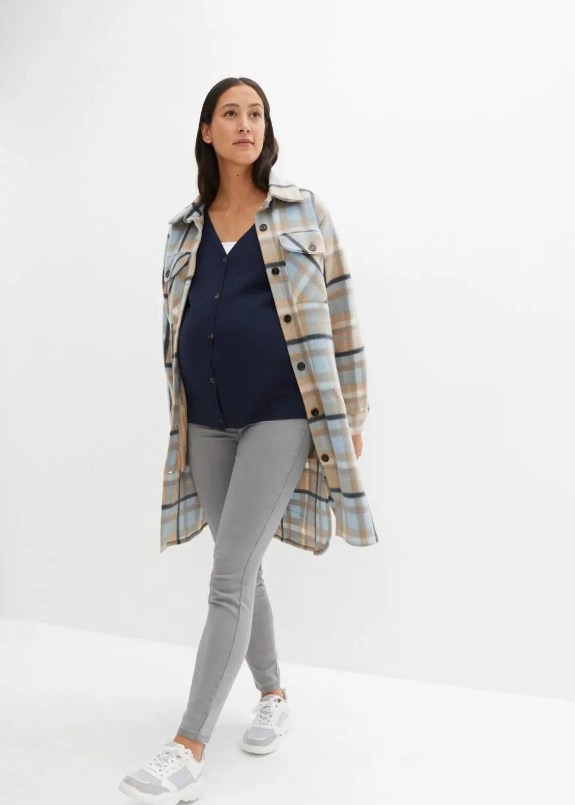 bonprix Bekleidung·Röcke|Bekleidung·Jeans^Feinstrickjacke dunkelblau