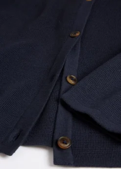 bonprix Bekleidung·Röcke|Bekleidung·Jeans^Feinstrickjacke dunkelblau