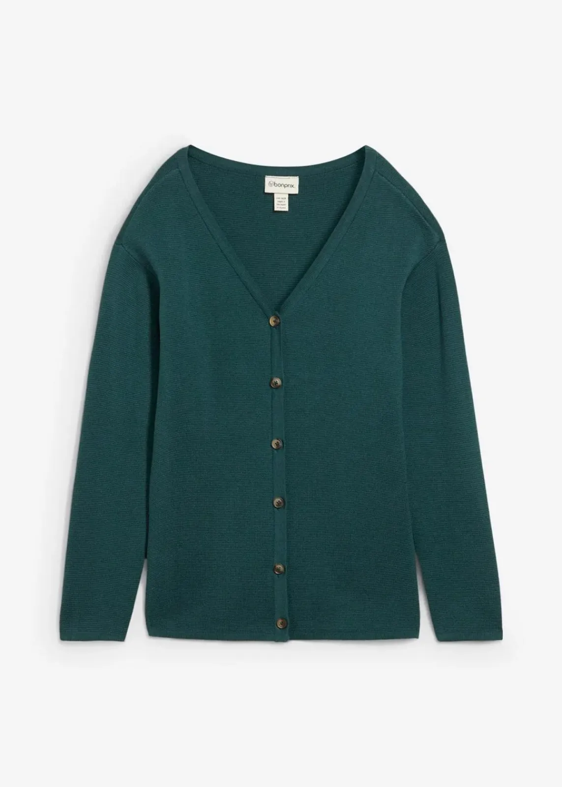 bonprix Bekleidung·Röcke|Bekleidung·Jeans^Feinstrickjacke pfeffergrün