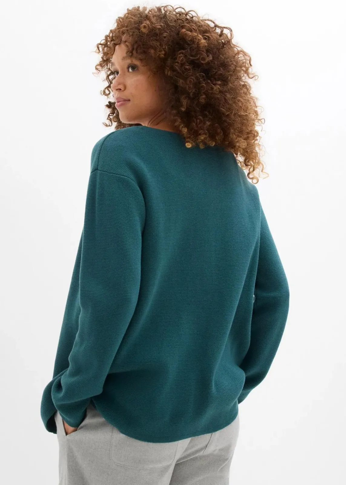 bonprix Bekleidung·Röcke|Bekleidung·Jeans^Feinstrickjacke pfeffergrün