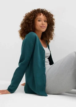 bonprix Bekleidung·Röcke|Bekleidung·Jeans^Feinstrickjacke pfeffergrün