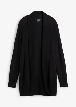 bonprix Strickmode|Pullover & Strickjacken^Feinstrickjacke schwarz