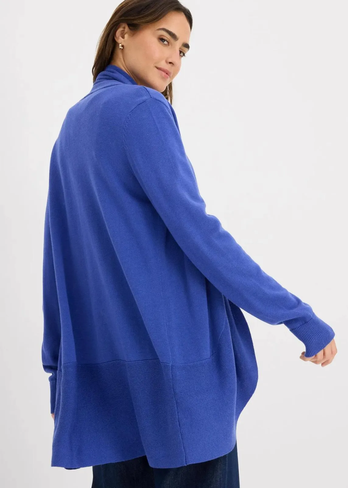 bonprix Bekleidung·Umstandsmode|Strickmode^Feinstrickjacke edelsteinblau