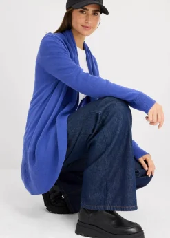 bonprix Bekleidung·Umstandsmode|Strickmode^Feinstrickjacke edelsteinblau