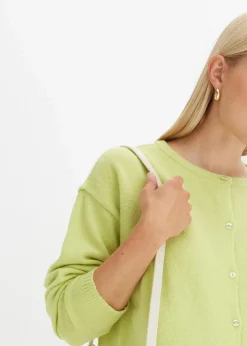 bonprix Strickmode|Pullover & Strickjacken^Feinstrickjacke mintgrün