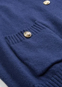 bonprix Bekleidung·Umstandsmode|Bekleidung·Jeans^Feinstrickjacke aus Baumwoll-Mix dunkelblau
