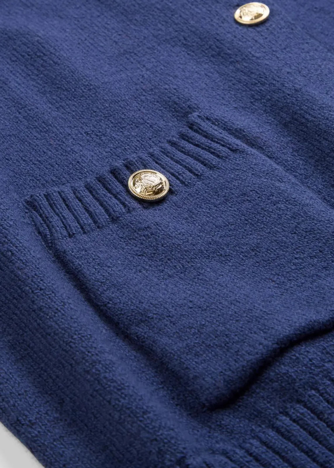 bonprix Bekleidung·Umstandsmode|Bekleidung·Jeans^Feinstrickjacke aus Baumwoll-Mix dunkelblau