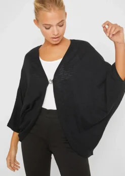 bonprix Bekleidung·Umstandsmode|Bekleidung·Jeans^Feinstrickjacke aus reiner Baumwolle schwarz