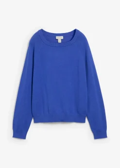 bonprix Bekleidung·Umstandsmode|Bekleidung·Röcke^Feinstrickpullover edelsteinblau