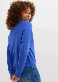 bonprix Bekleidung·Umstandsmode|Bekleidung·Röcke^Feinstrickpullover edelsteinblau