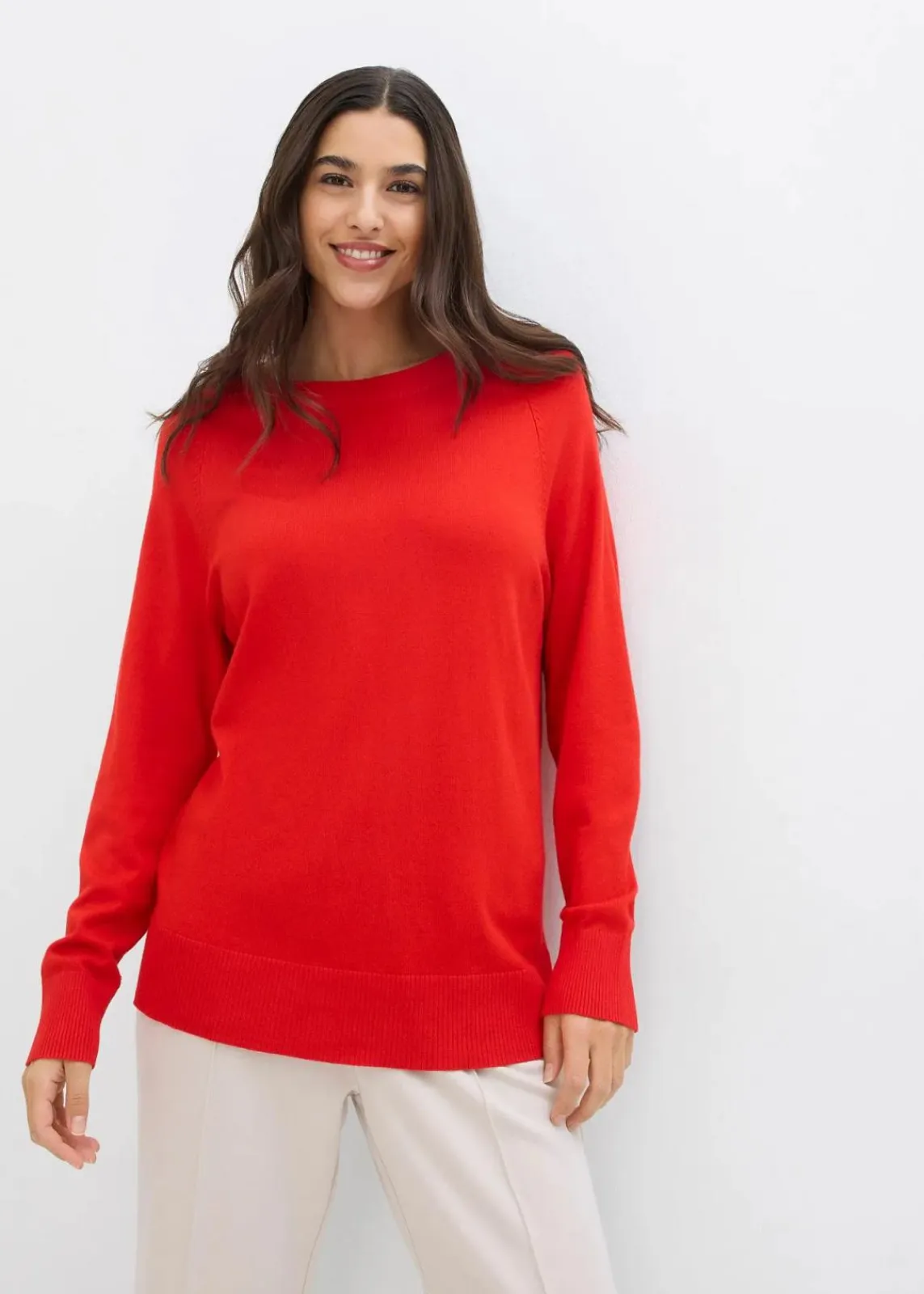 bonprix Bekleidung·Umstandsmode|Bekleidung·Röcke^Feinstrickpullover erdbeere